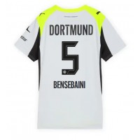 Stroje piłkarskie Borussia Dortmund Ramy Bensebaini #5 Koszulka Wyjazdowej dla damskie 2025-26 Krótki Rękaw